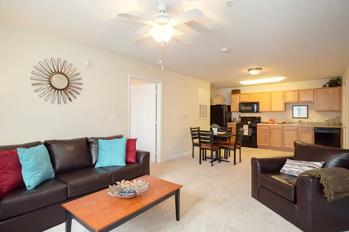 Mountain Valley Apartment Living Room